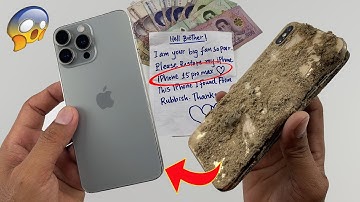 Restore Destroyed iPhone Xs Max  into iPhone 15 Pro Max For Poor fan !