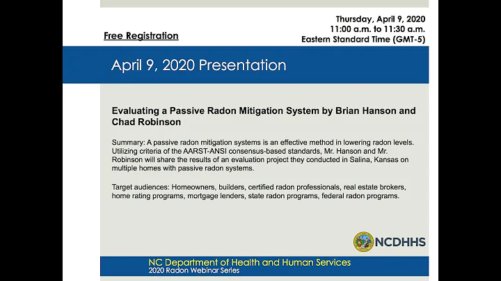 Evaluating a Passive Radon Mitigation System