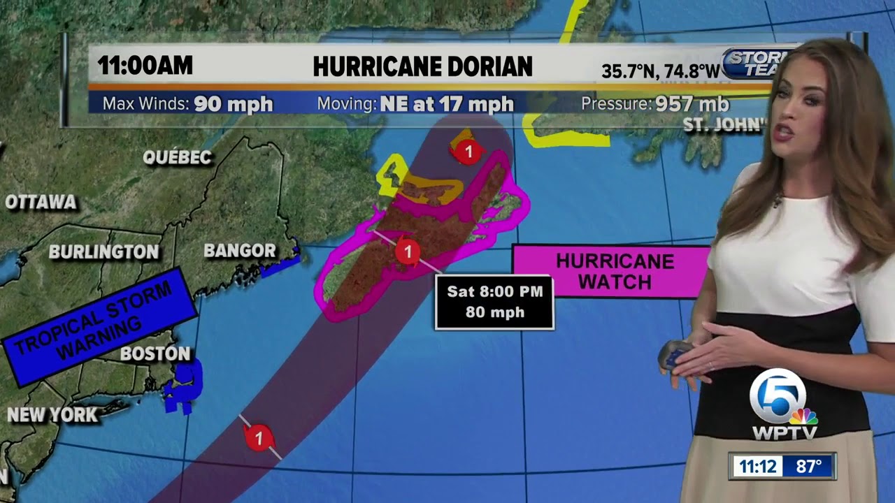 dorian prato garcia Friday morning tropical update (9/6/19)