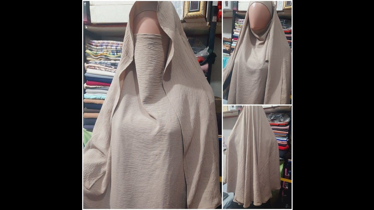 طريقة تفصيل الخمار التركي الجديد😍👌 اللي داير ضجة فTikTok💥وفمواقع التواصل الاجتماعي 👌👍