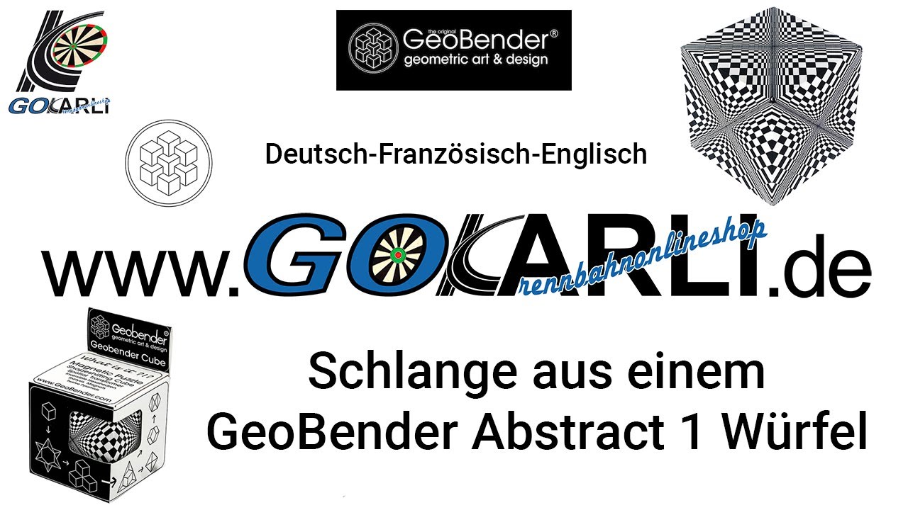 Geobender Abstract GeoBender Cube Würfelschule Schlange aus einem Abstract 1 Würfel ...