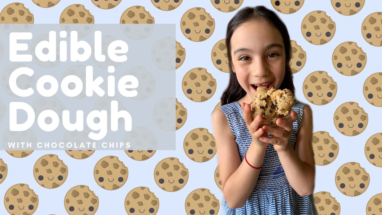 How to make edible cookie dough YouTube