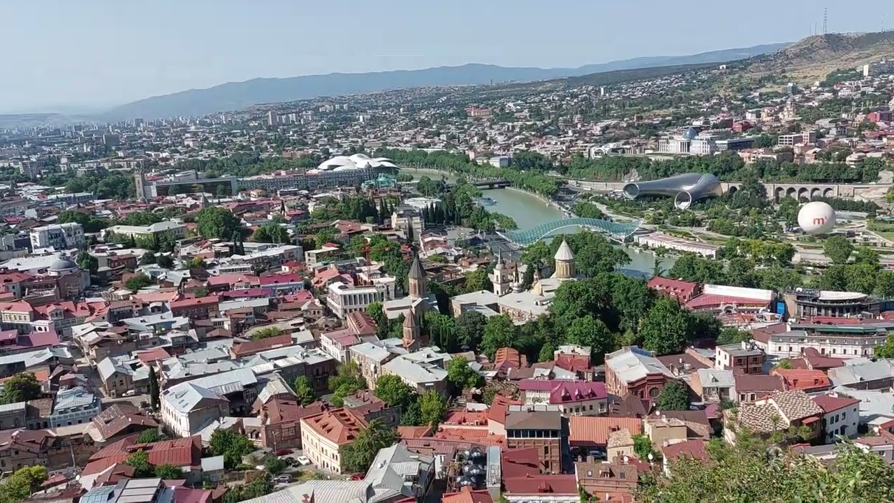 view from Narikala Fortress