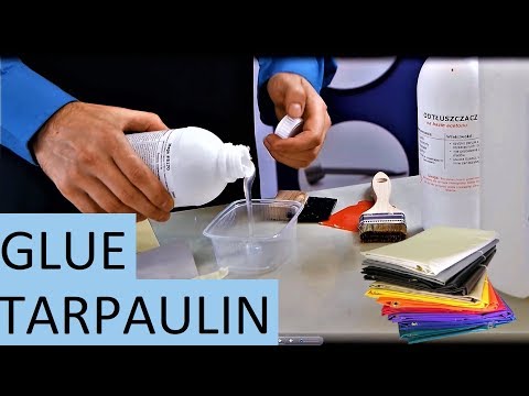 How to glue tarpaulin - Best Adhesive PVC