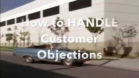 How to HANDLE Customer Objections : Sales Lessons from Tommy Boy