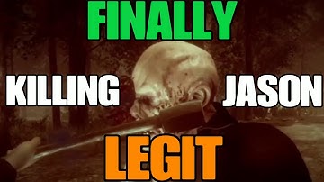 *WOW* KILLING JASON LEGIT ON FRIDAY THE 13th THE GAME - How to kill Jason