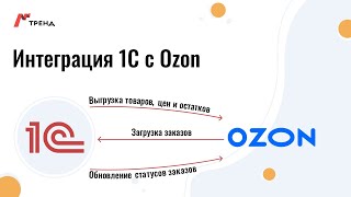 Ozon и 1С интеграция - демонстрация работы модуля 1С Тренд