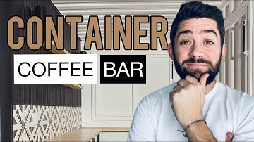 Stunning MINI Shipping Container Coffee Bar
