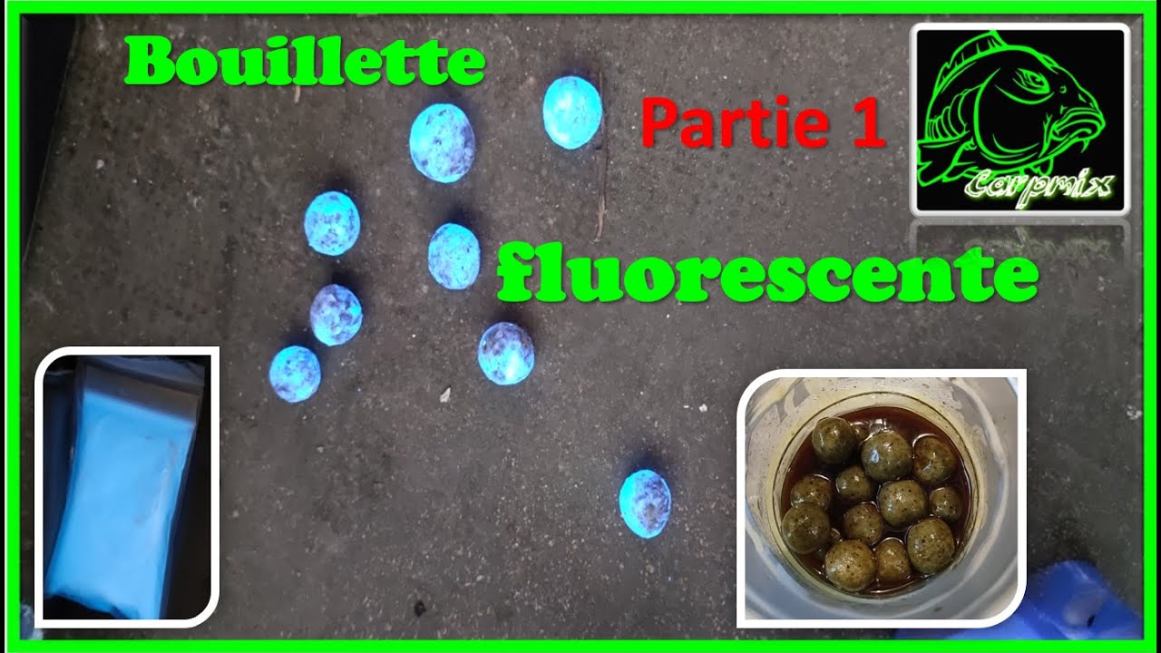 comment faire des bouillettes a carpe fluorescente recette maison - YouTube