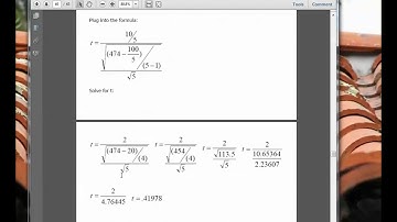 PSY 203 Video 15 Calculating a Dependent t test