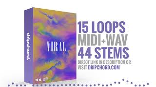 Trap Loop/Sample Pack 'Viral' Royalty-Free, MIDI and WAV   Stems
