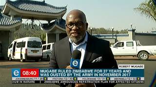 Mugabe's body to lie in state at a Harare stadium Mugabe's body to lie in state at a Harare stadium