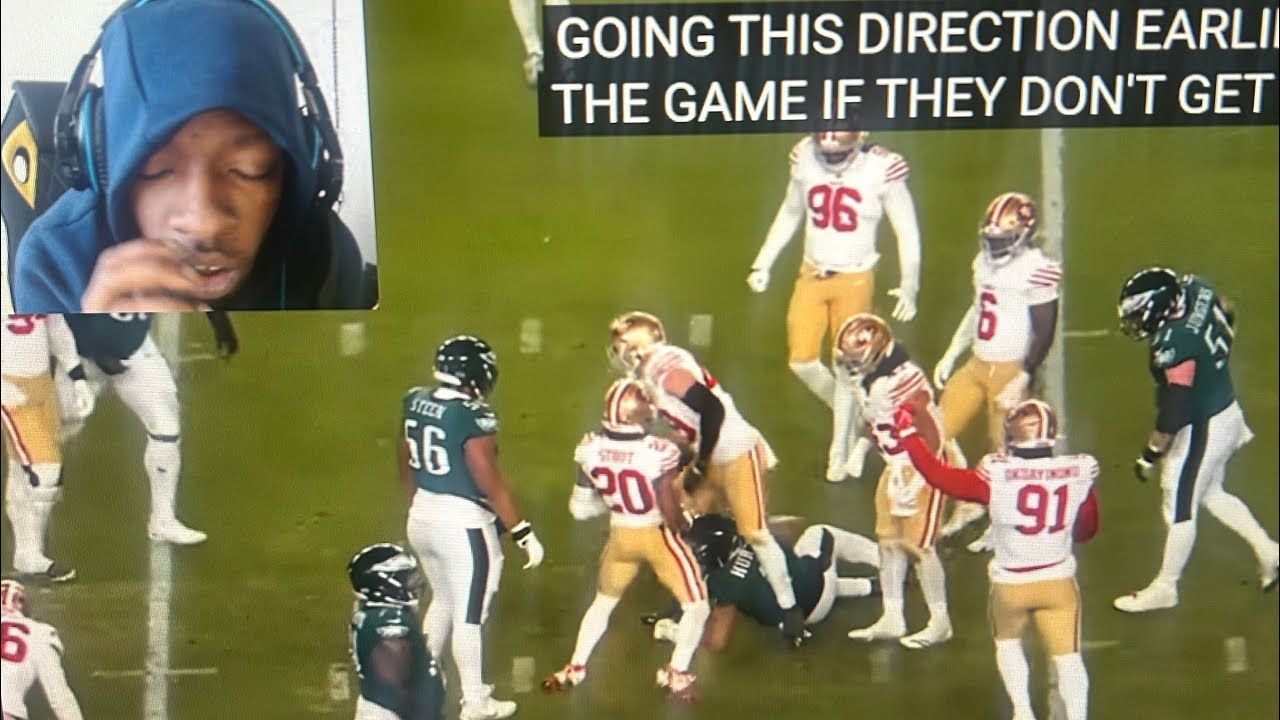 Splashfymtrae was ready to crash out reacting to eagles vs 49ers. (how did we lose)