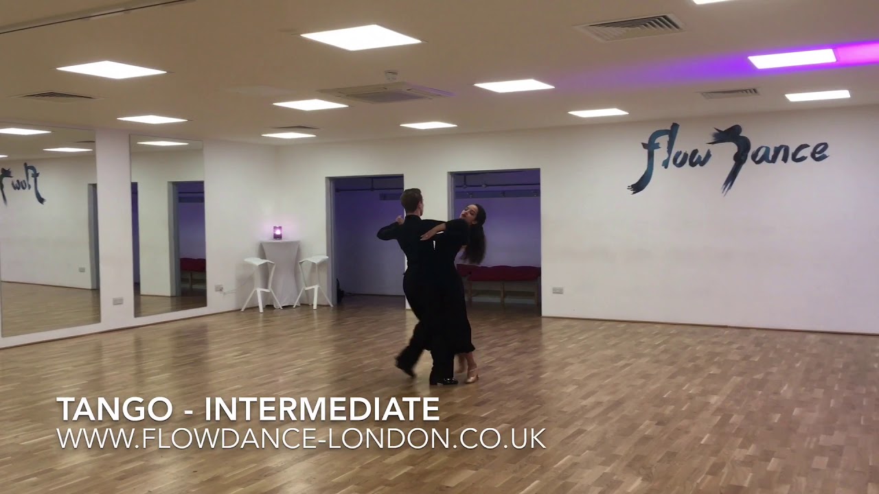 ⁣How to dance Progressive Side Step Reverse turn with Rocks and Back Corte ending in Tango