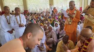 My initiation Ceremony in Shri Mayapur Dham by His Holiness Subhag Swami Guru Maharaj