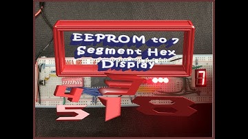 Programming an EEPROM (AT28C256) to output display to a 7 Segment Hex Display