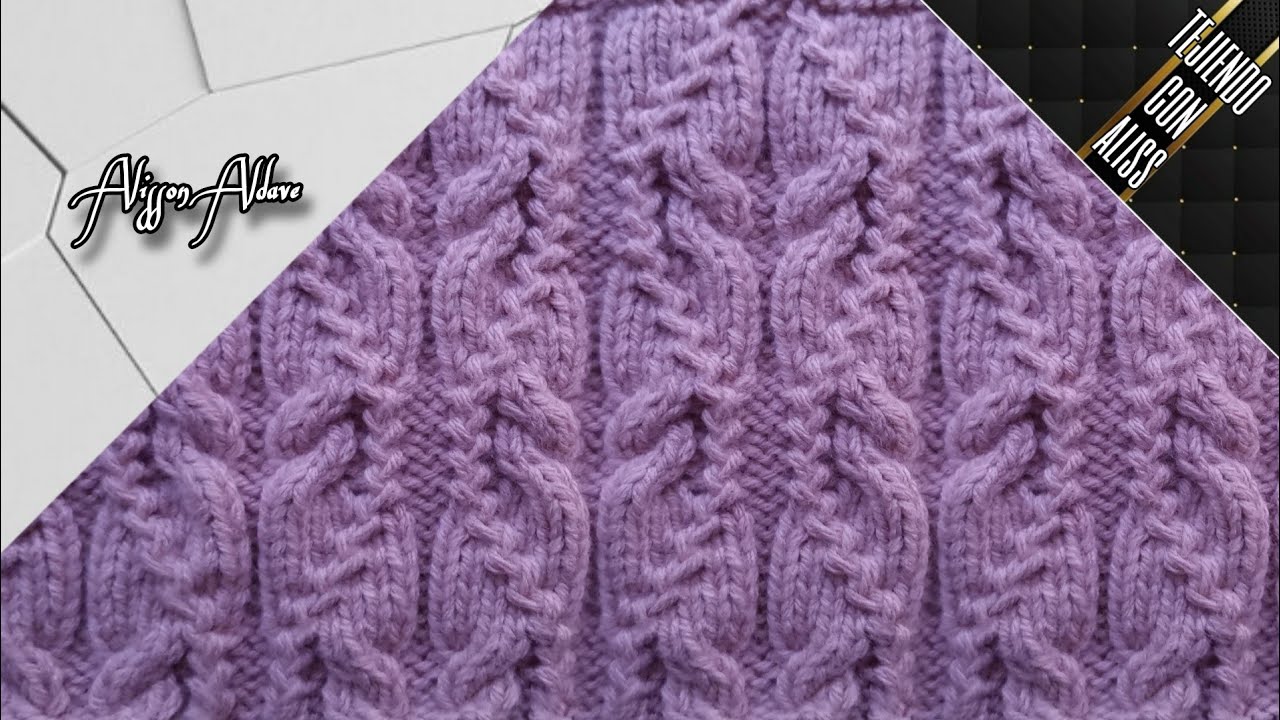 #349 - TEJIDO A DOS AGUJAS / knitting patterns / Alisson Aldave