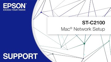 WorkForce ST-C2100 | Mac Network Setup