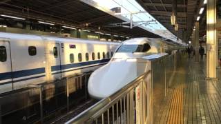 ダイヤ改正で消滅...700系ひかり506号　名古屋到着