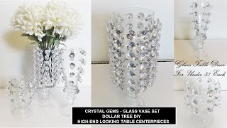 Dollar Tree DIY Glam Crystal Christmas Trees 