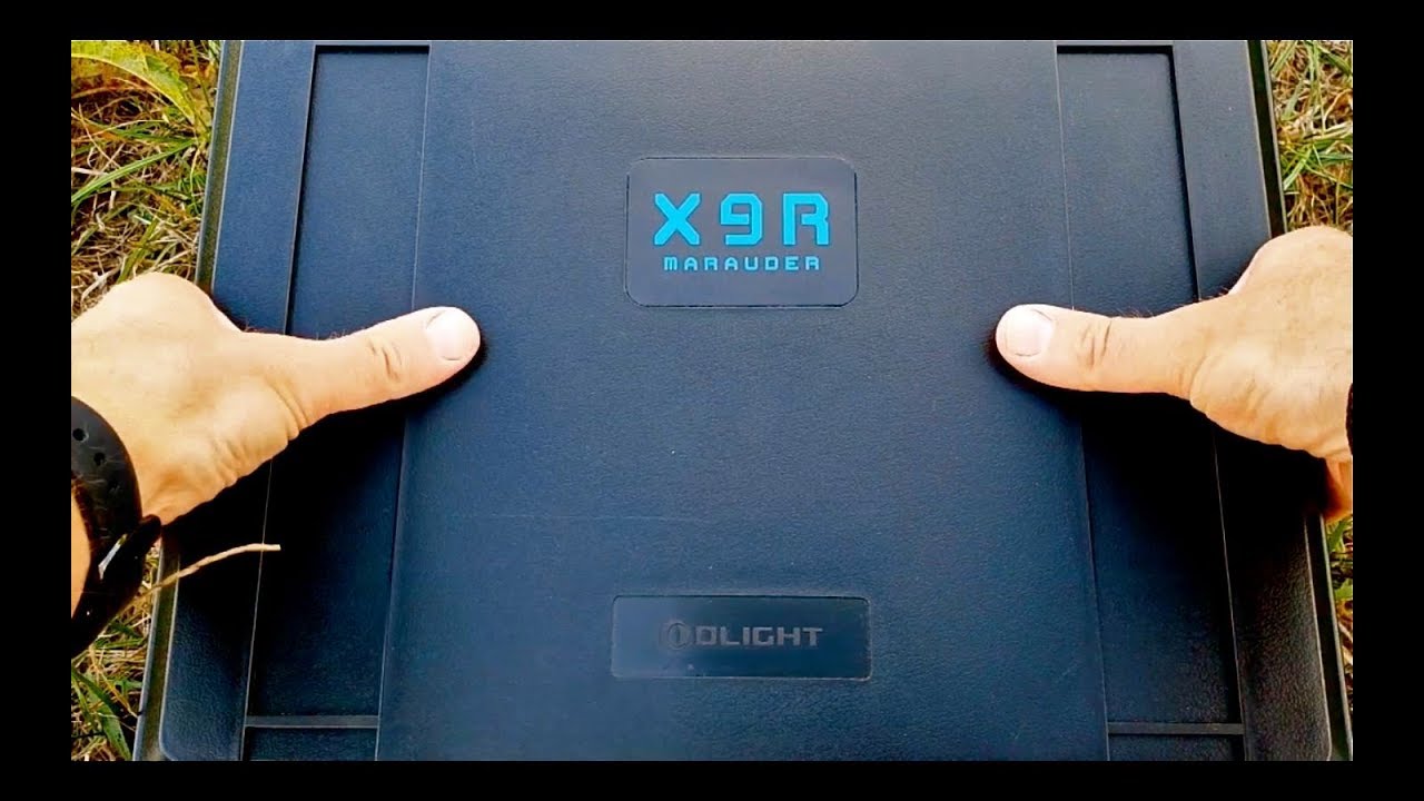 Olight X9R 25.000Lumen Review & Outdoorshots