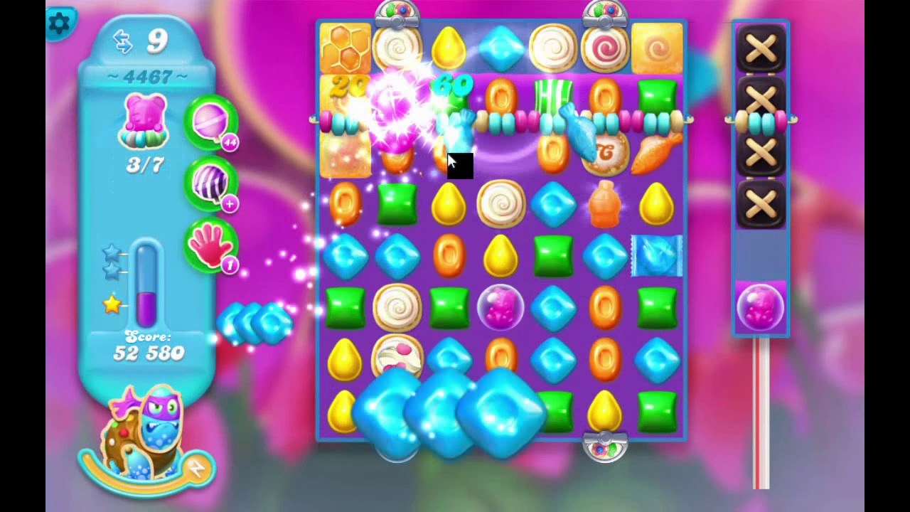 Candy Crush Soda Saga Level 4467 Glitch Impossible YouTube