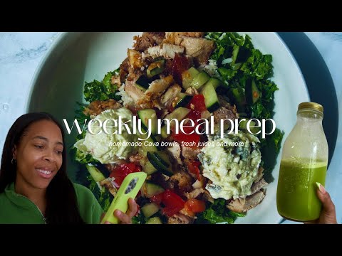 high protein meal prep for fat loss: homemade cava bowl recipe + meal prep ideas