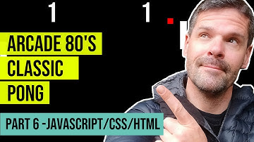 Video 6 - Create the classic arcade game Pong with vanilla javaScript, CSS and HTML - Skilz4umedia