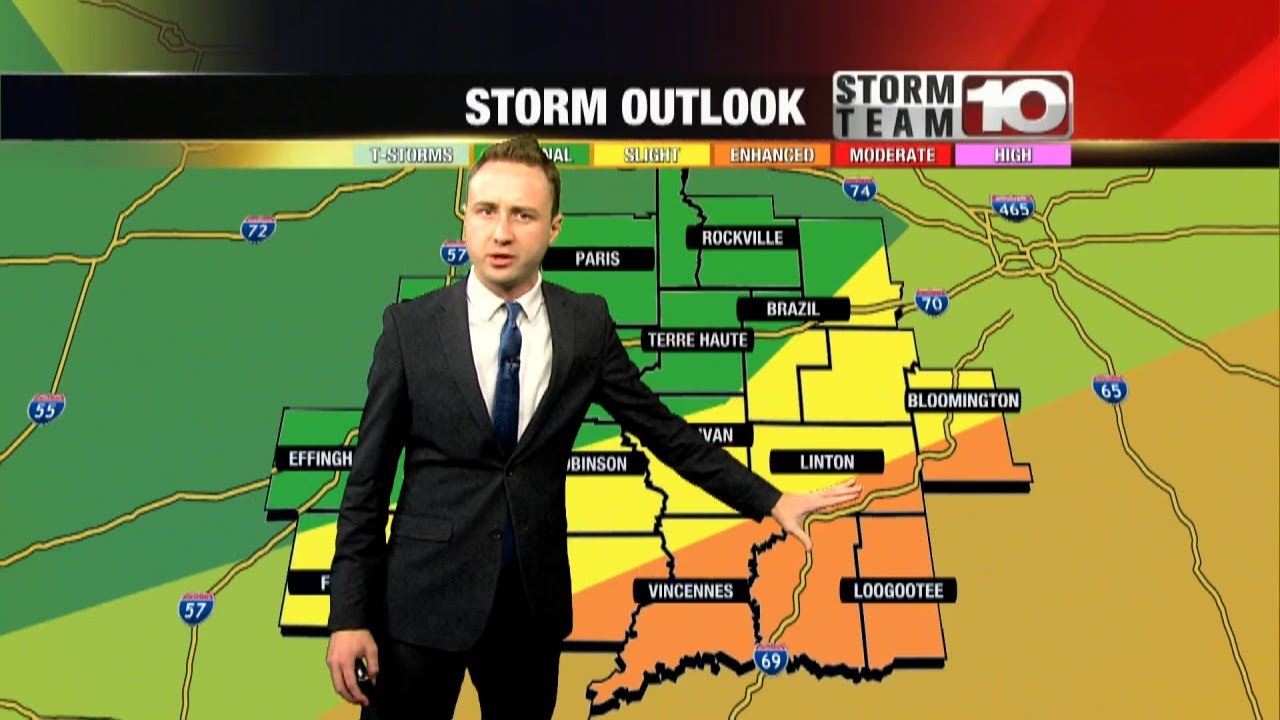Strong storms possible tonight alongside a major cooldown! - YouTube