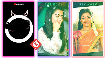 Rashmika New Best Status | How To Make Trending Status Video Kinemaster | Kinemaster Tutorial