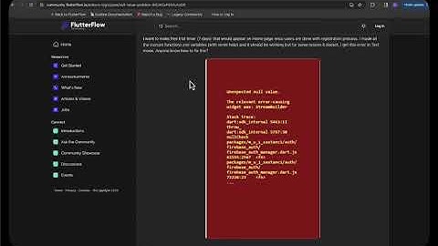 Fixing Flutters Null Crashes