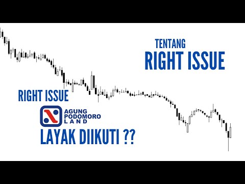 Tentang Right Issue, Apakah Righs Issue APLN layak ditebus ???