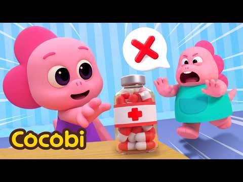 No! Medicine is Not Candy!😱 Fun Songs for Kids | Cocobi