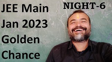 JEE 2023 Night 6 Crash Course Short Tricks & Guessing Main Advanced Maths Important Ques Algebra 3D