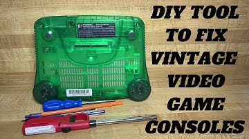 How to open an N64 or Super Nintendo without the tool - Fixing a jammed reset n64 button