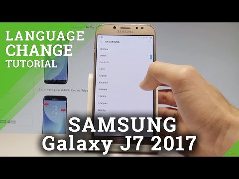How to Change Language in SAMSUNG Galaxy J7 2017 |HardReset.Info