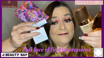 Full face of first impressions | #charlottetilbury | #nabla | #beautybay | #ofra