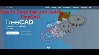 How to Download and Install FreeCAD. screenshot 1