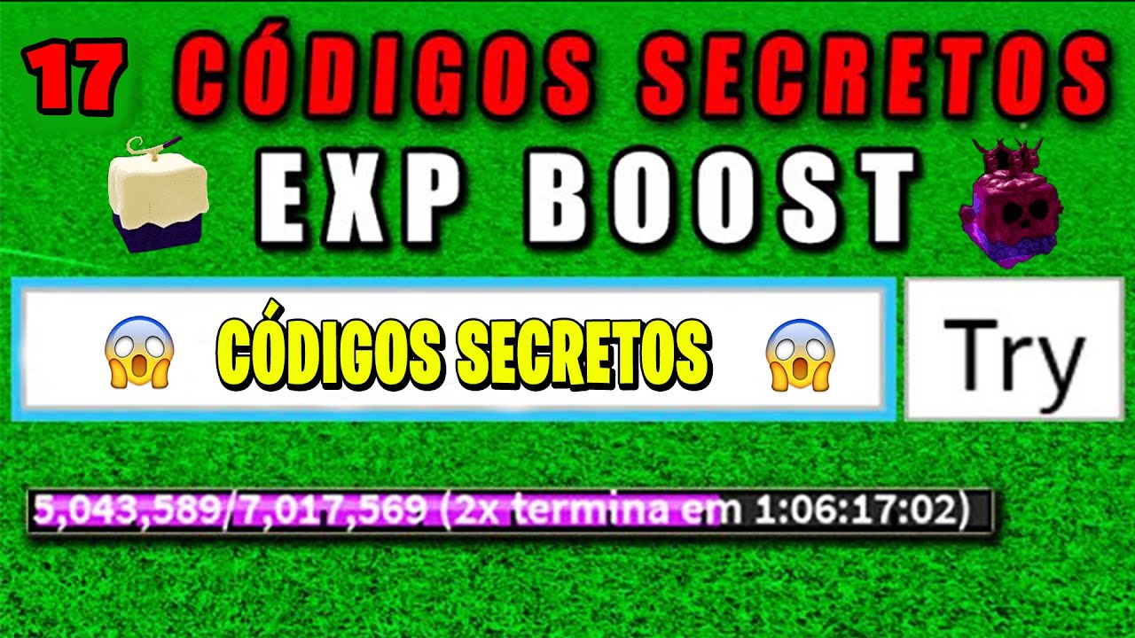 17 Novos Códigos de 2x XP no Blox Fruits! (Code Blox Fruit) 