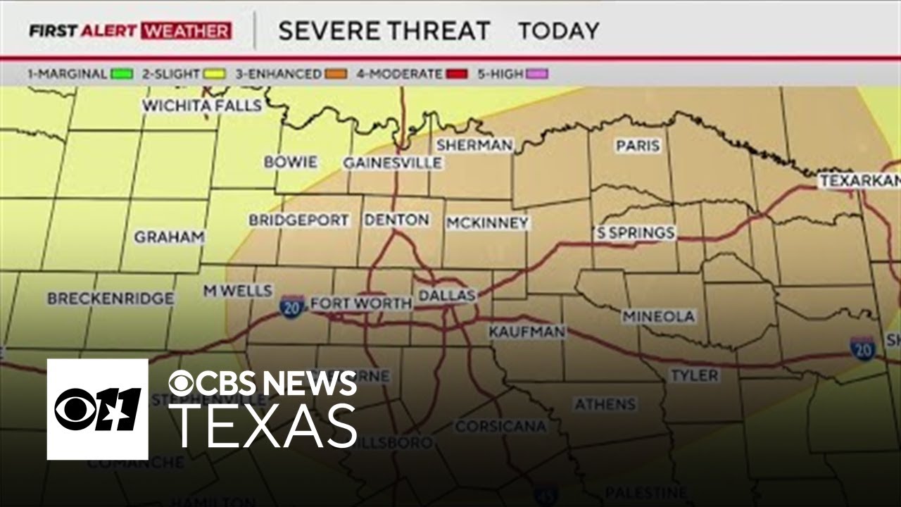 Strong wind, hail, tornadoes possible with storms in North Texas ...