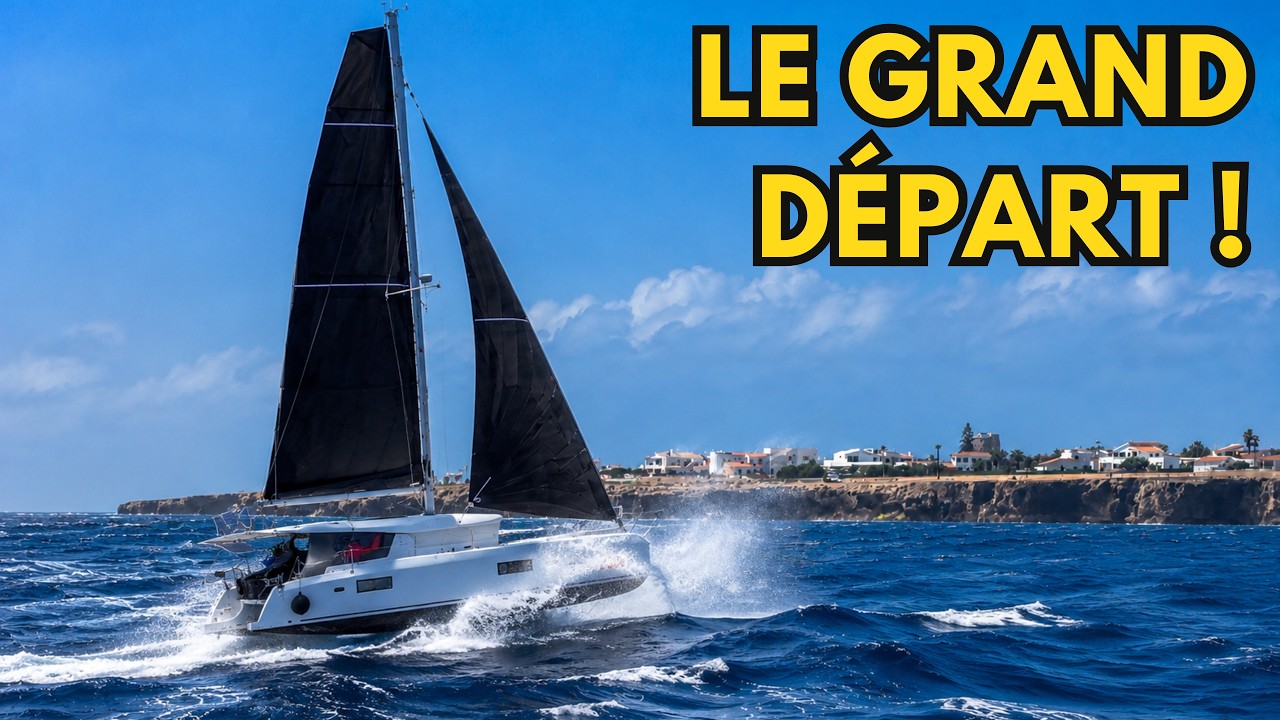⁣Notre première traversée hauturière vers Minorque | Le grand départ d'HORIZON 🌊⛵️