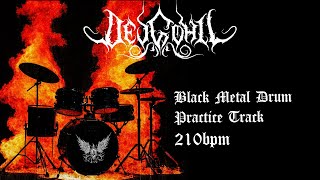 210BPM Black Metal Drum Practice Track