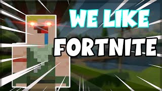 When a fortnite sweat plays minecraft...