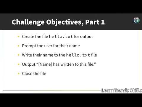 📝 Challenge: Writing