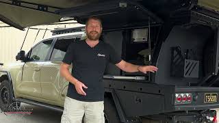 Chopped 200 Series - AX27 Rooftop Tent 7 270 XT MAX Awning - The Bush Company