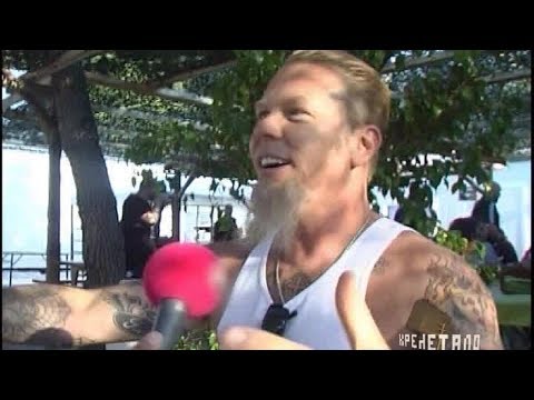 Interview w/ Metallica's James Hetfield at RockWave '07 + Live Footage