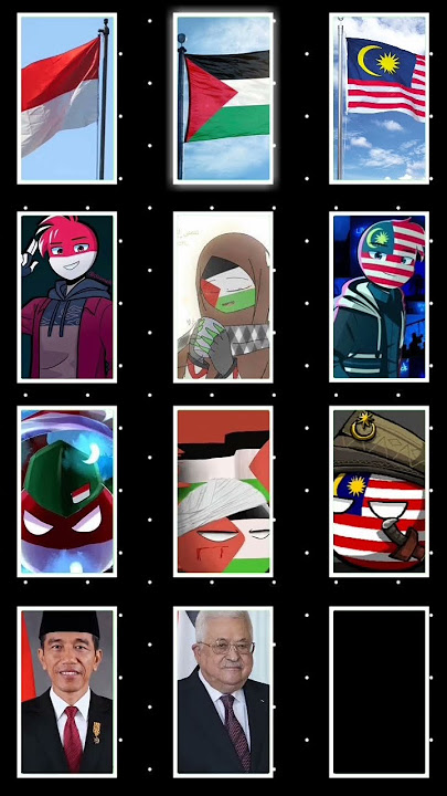 collab 12 versi #bendera #countryhumans #countryballs #presiden