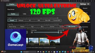 How to enable 💪Ultra Extreme+ 120 fps 🔓 رسميا تفعيل 120 فريم ببجي 🎗️Pubg #pubg #gameloop  clip_4