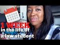 week in the life of a law student | law school vlog #2