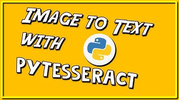 Image to Text with Python - pytesseract 💥 👍 2022